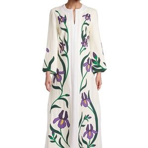 Tory Burch Iris Embroidered Caftan | NWT | Size 10